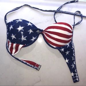 American flag bikini